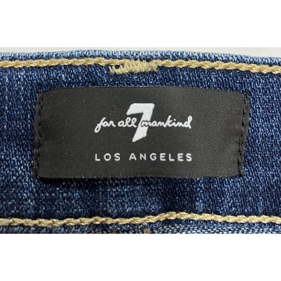 7 For All Mankind Josefina Button Fly Jeans Women’s Size 26 - Picture 8 of 14